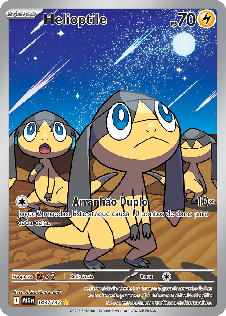 Helioptile #143 Pokemon Mega Evolution